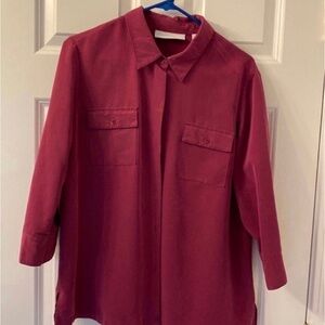 Liz Claiborne Fuschia Blouse Size Large